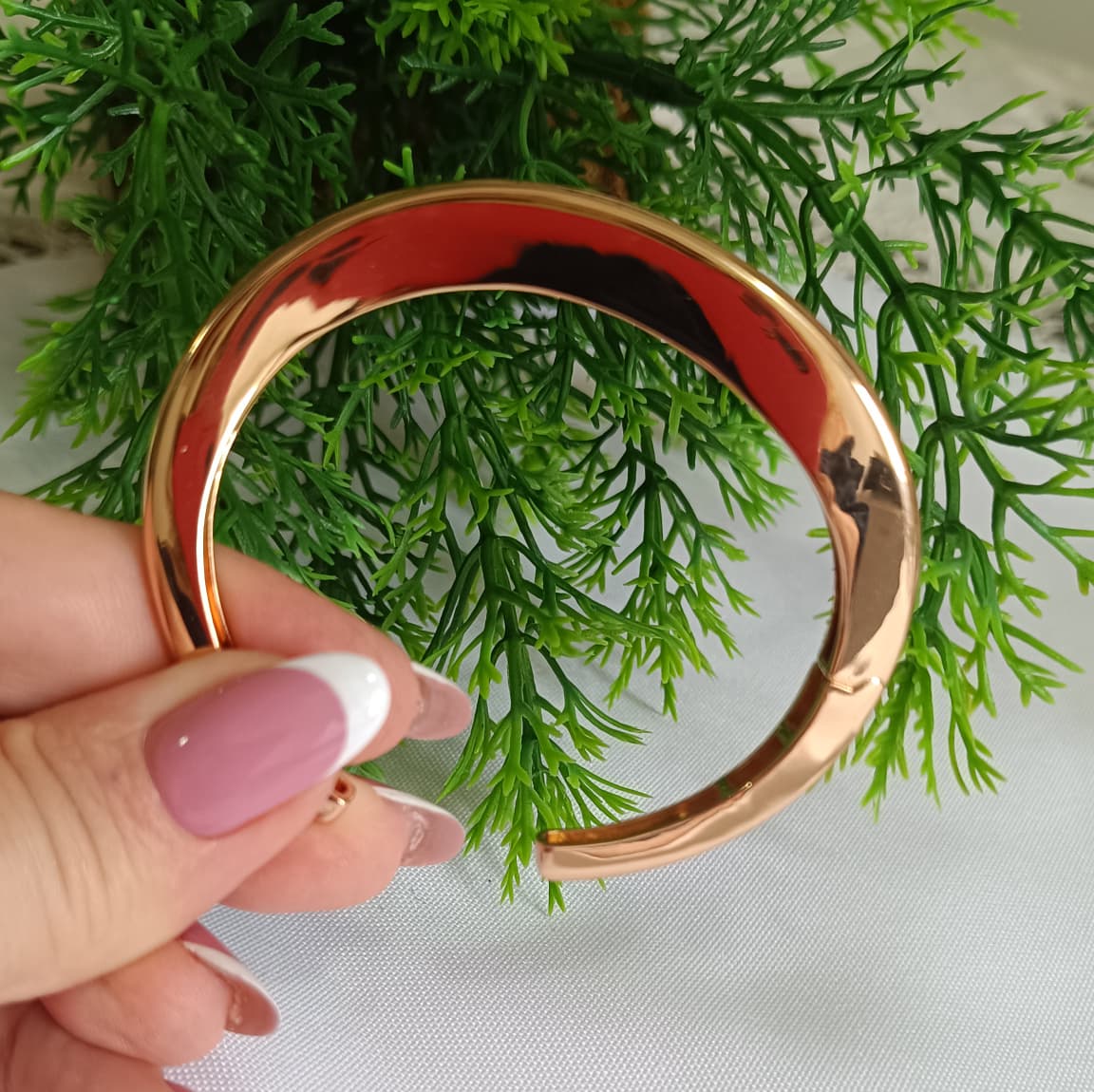 Bracelete Liso Dourado