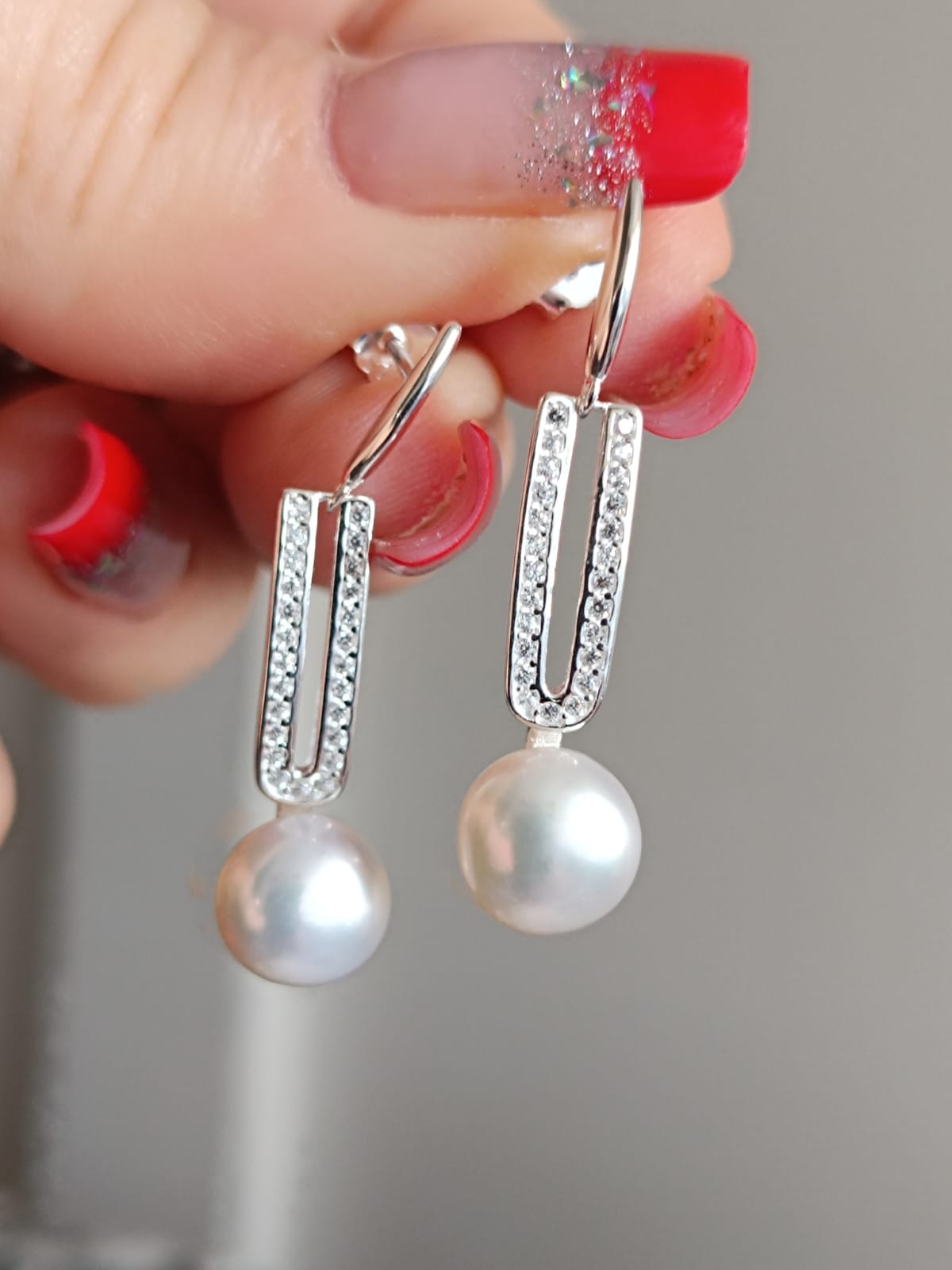 Brincos em Prata 925 com Pérola