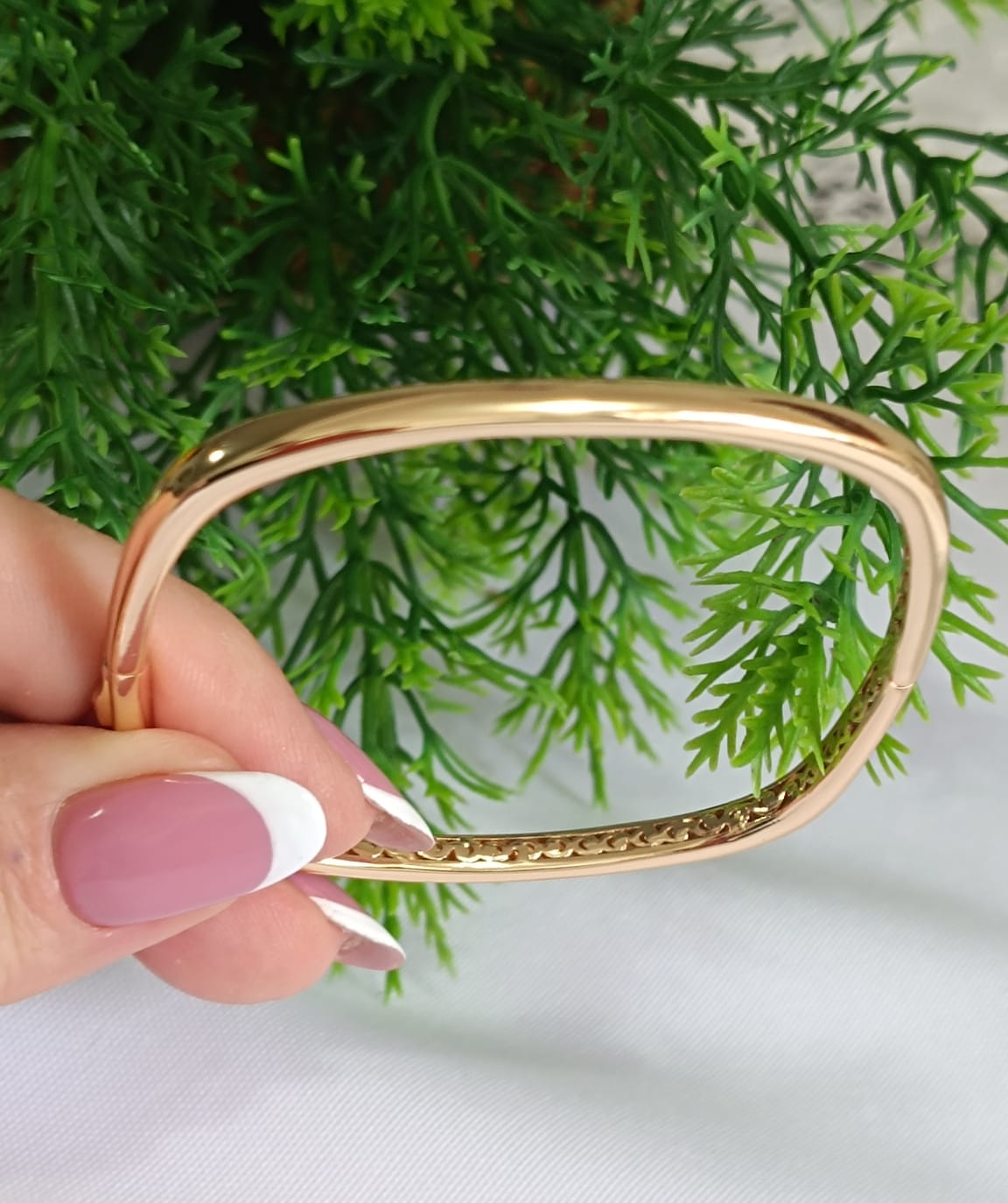 Bracelete Quadrado Liso