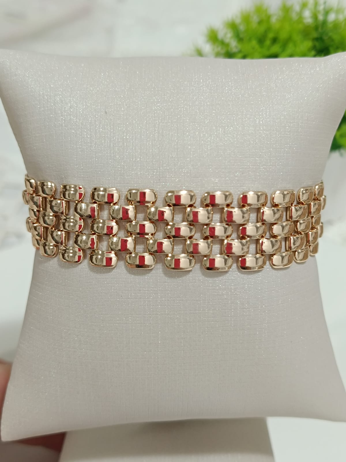 Pulseira Glamour Dourada 