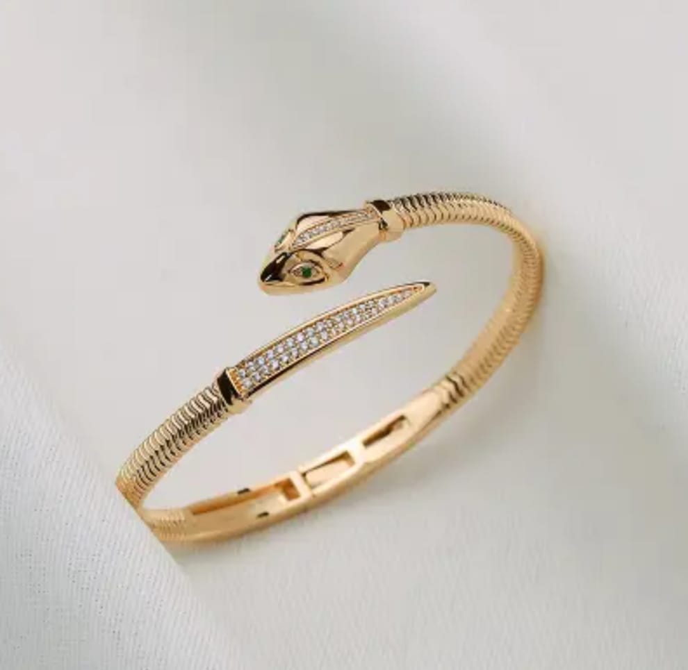 Bracelete Serpente Luxo