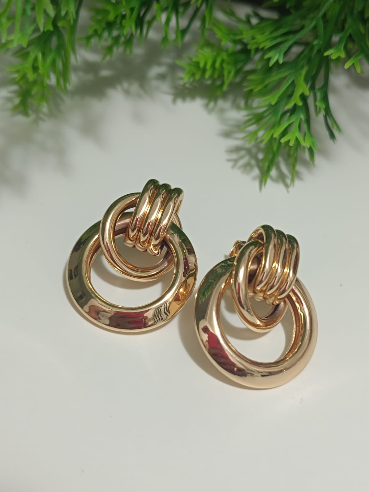 Brinco Argolas Douradas