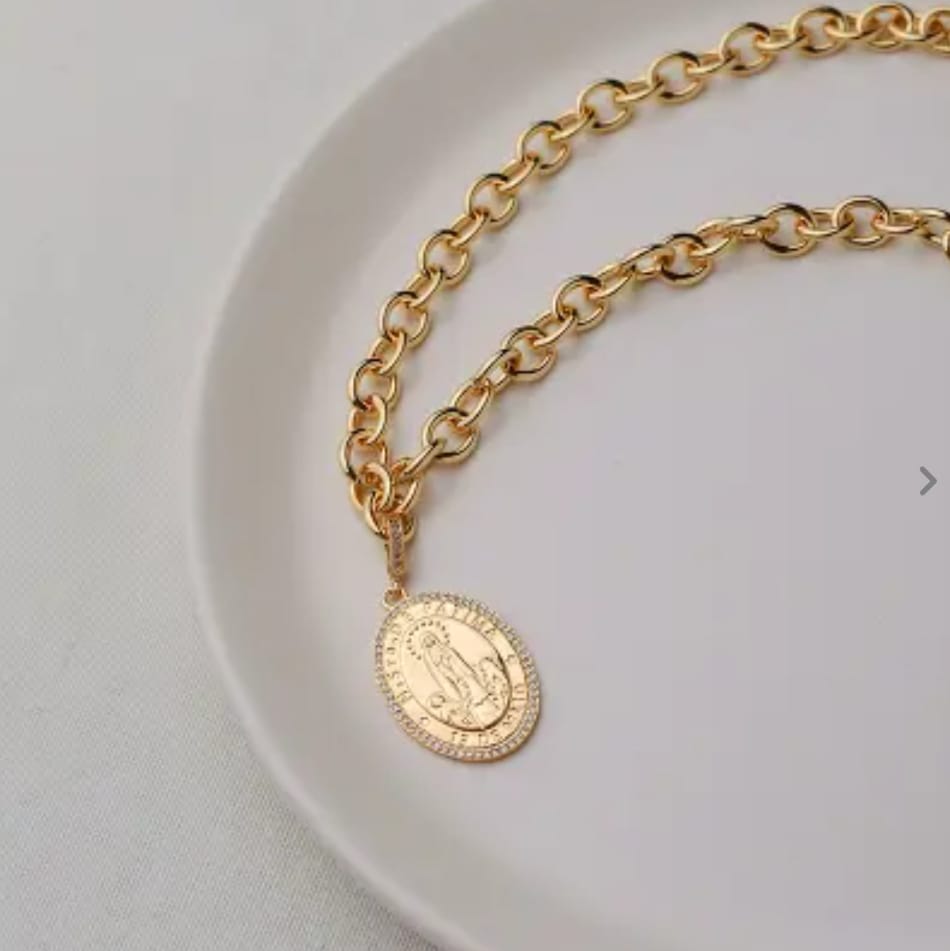 Corrente Pingente Nossa Sra de Fátima