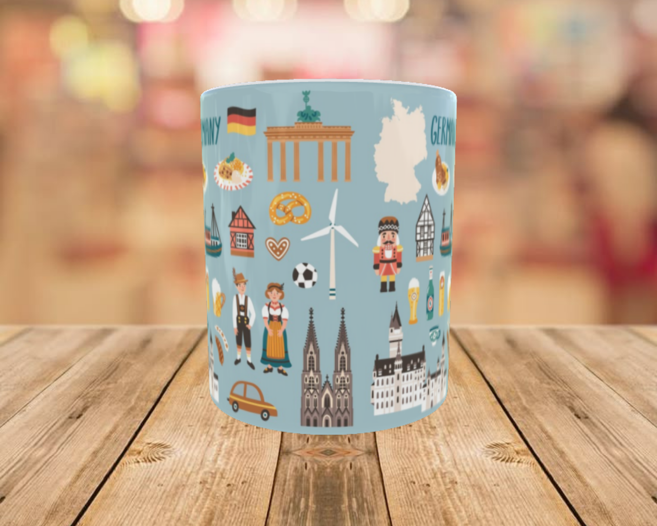 Taza de Alemania "Modern Skyline"