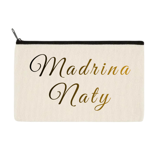 Portacosmético Personalizado con Texto