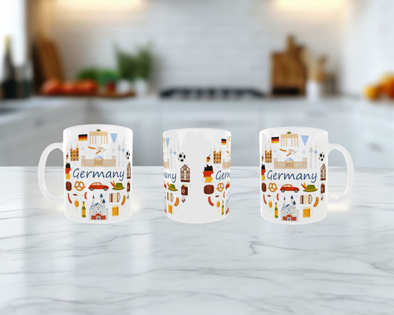 Taza de Skyline de Alemania