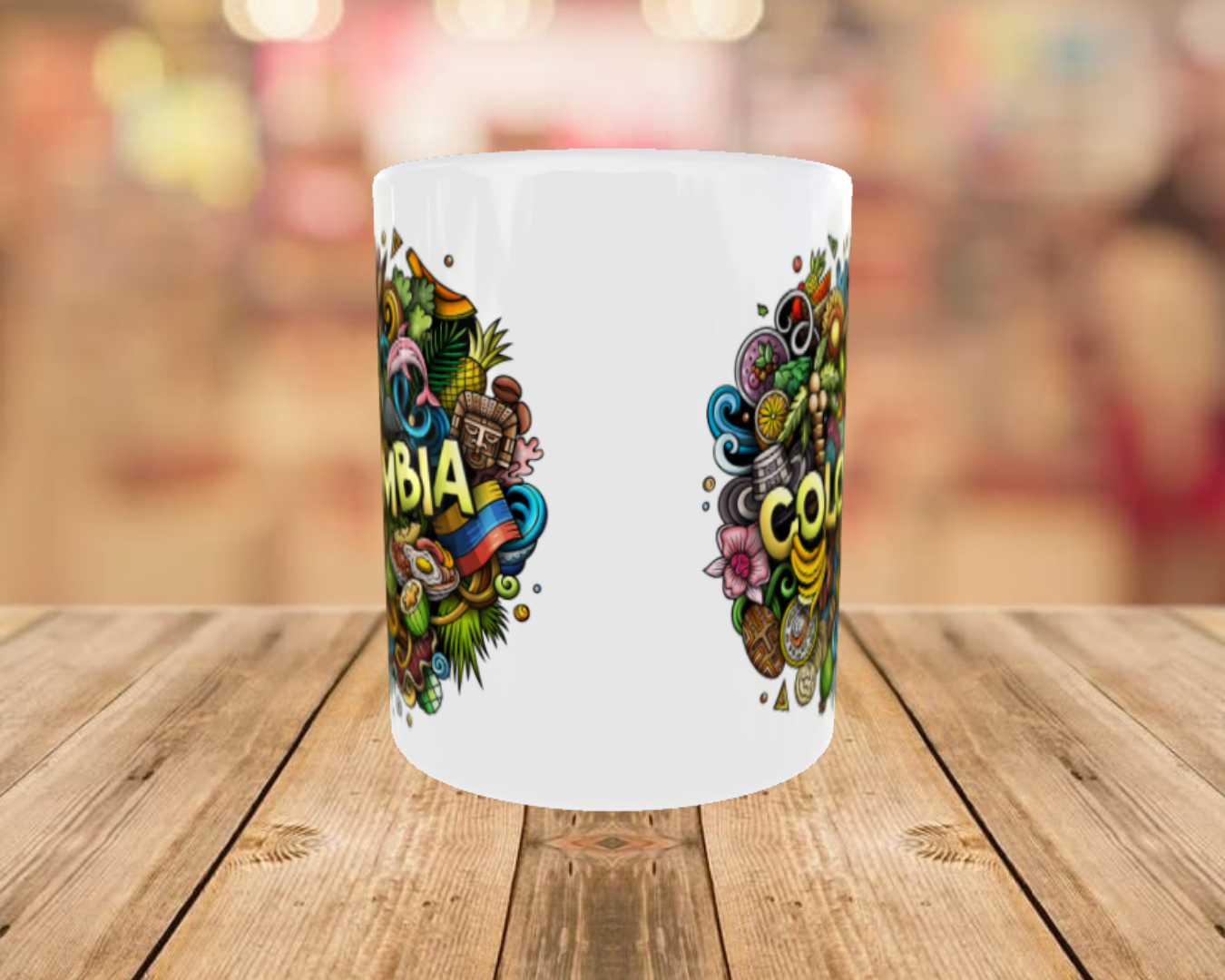 Taza de Colombia - Explosión de Cultura y Color