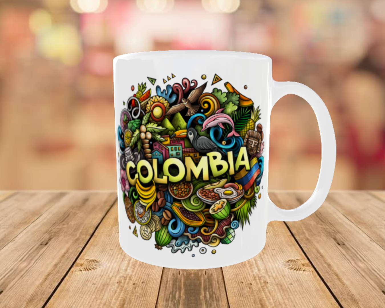 Taza de Colombia - Explosión de Cultura y Color