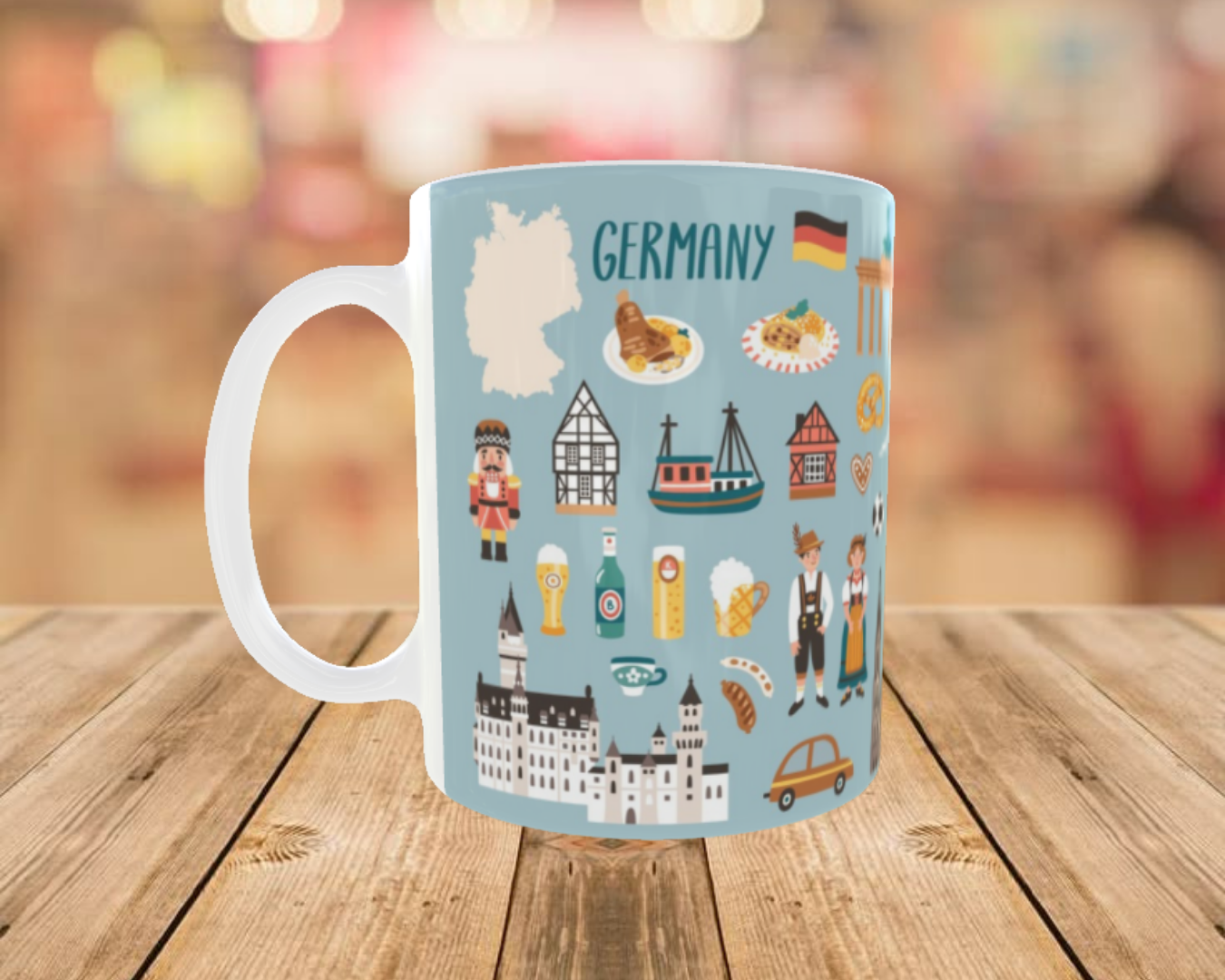 Taza de Alemania "Modern Skyline"