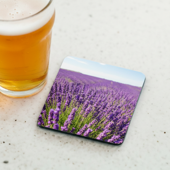 Posavasos Cuadrado con Foto y Texto