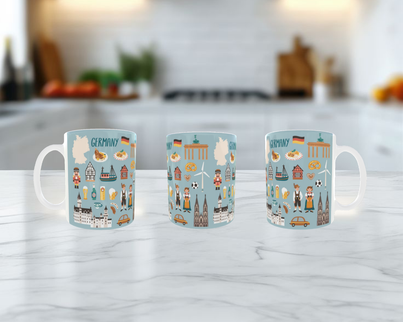 Taza de Alemania "Modern Skyline"