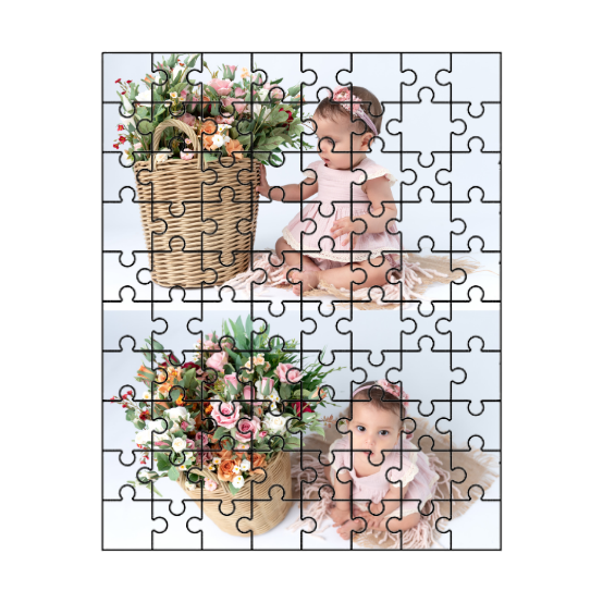 Mini Rompecabezas personalizable de una foto a color