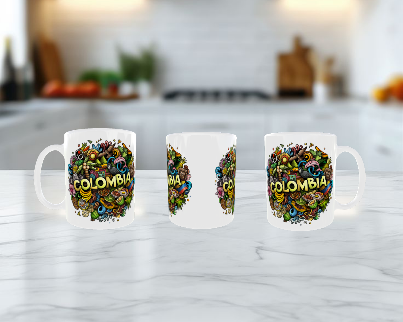 Taza de Colombia - Explosión de Cultura y Color