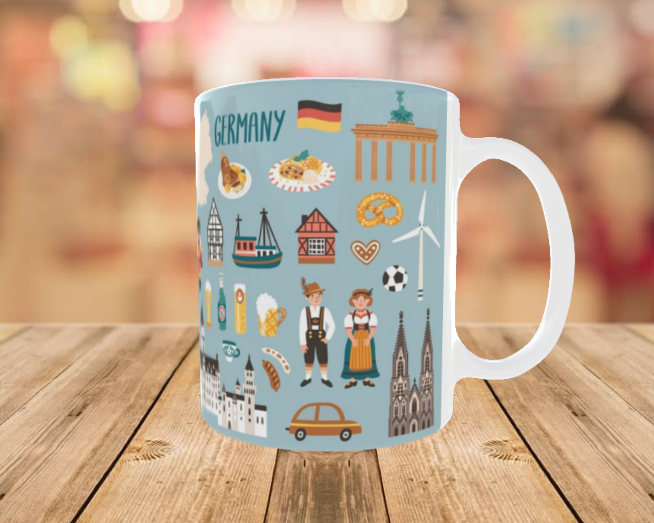 Taza de Alemania "Modern Skyline"