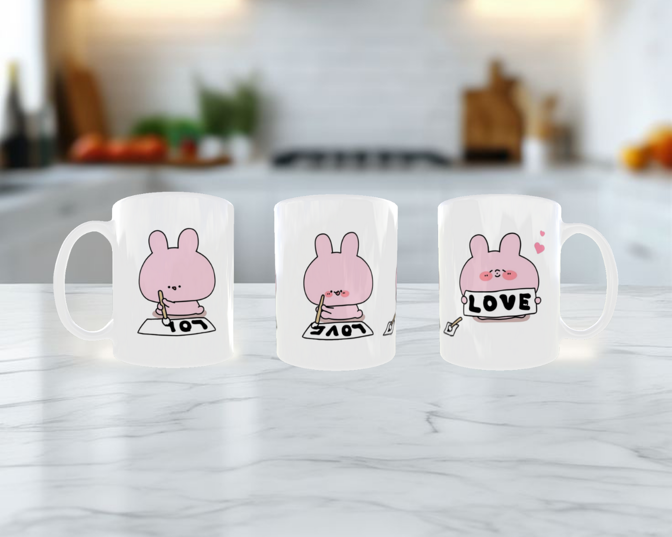 Conejito Artista: Mensaje de Amor