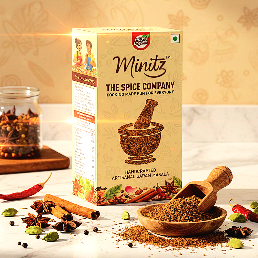 Artisanal Garam Masala 100 grams - Coarse Powder Mix of 15 Ingredients