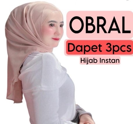 Hijab Instan 3pcs
