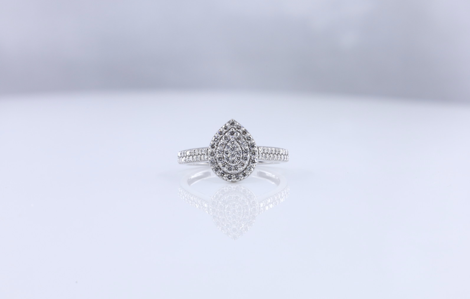 Pear-Shaped Diamond Ring