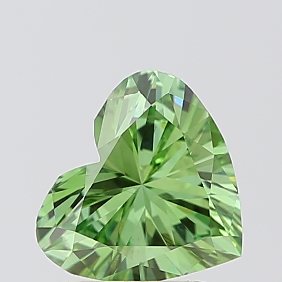 Heart-Shaped Green Gemstone