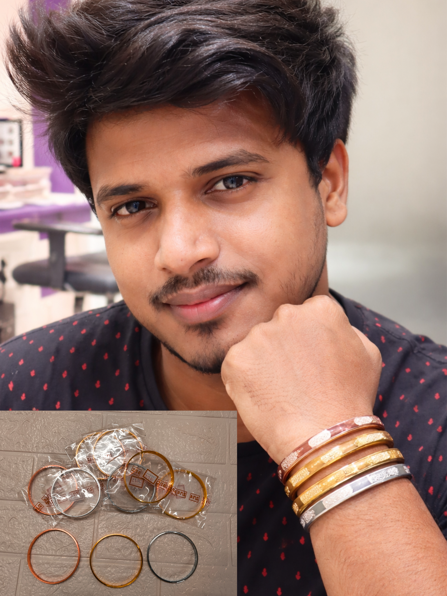 Stylish Metal Kada Bracelets