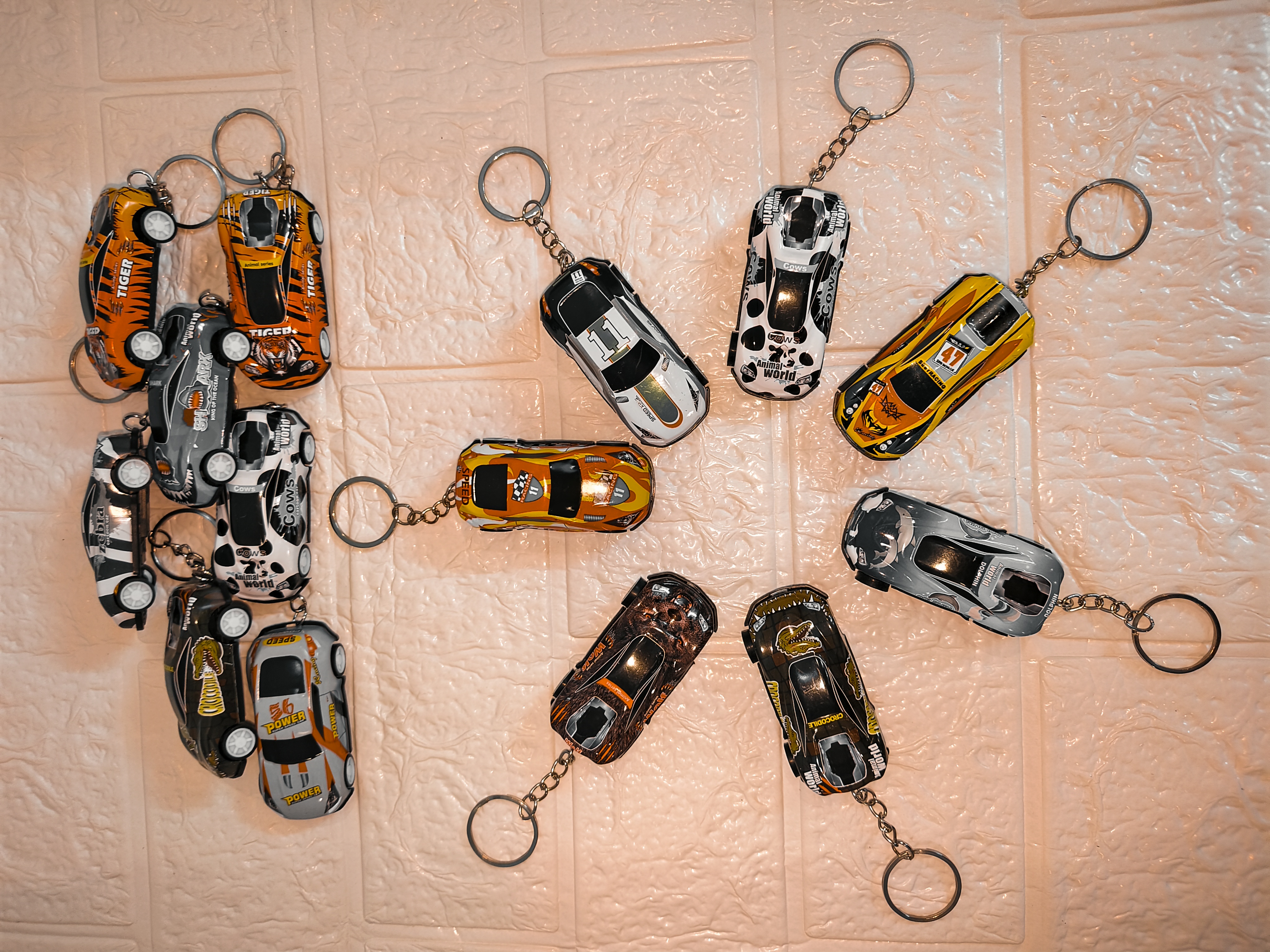 Sports Car Keychain