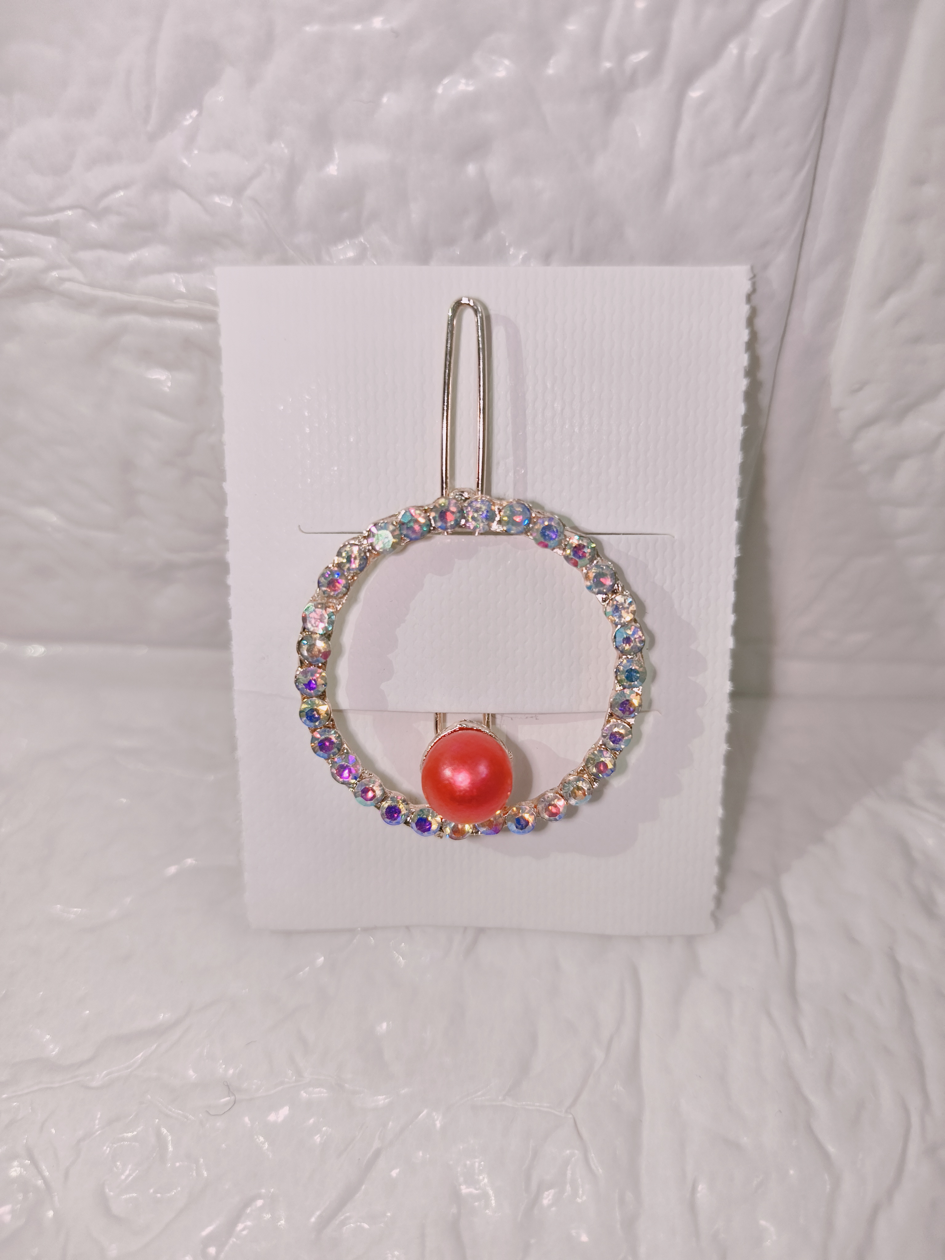 Crystal Pearl Hair Clip