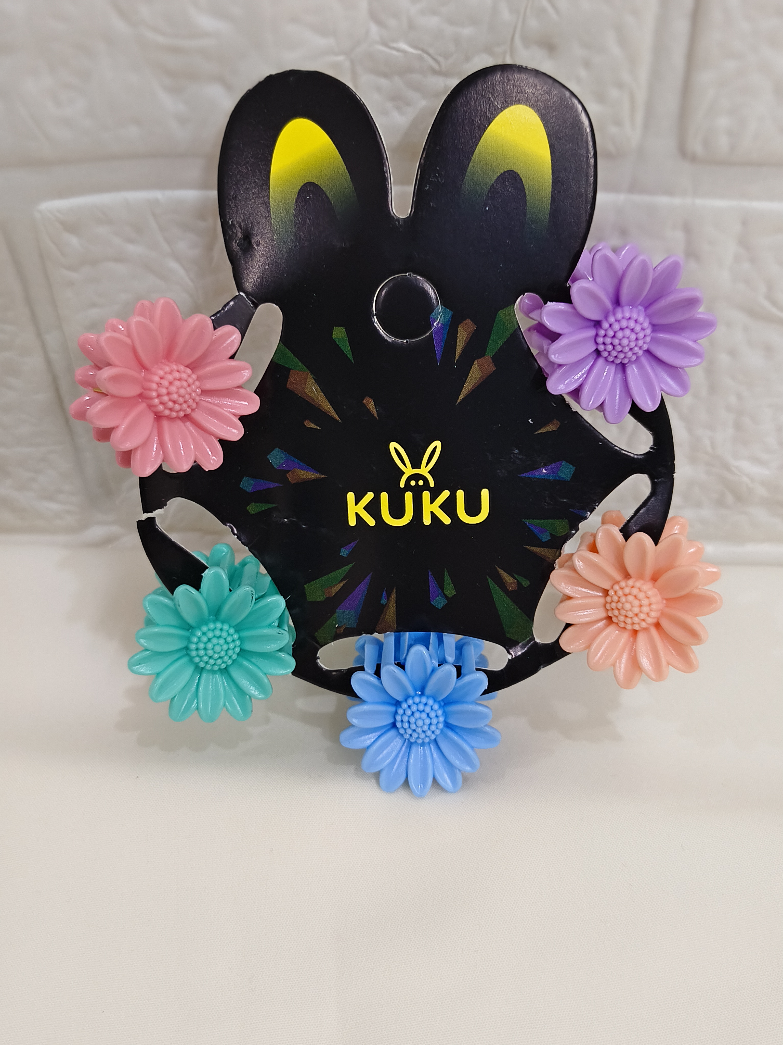 Flower  mini Hair Clips Set 