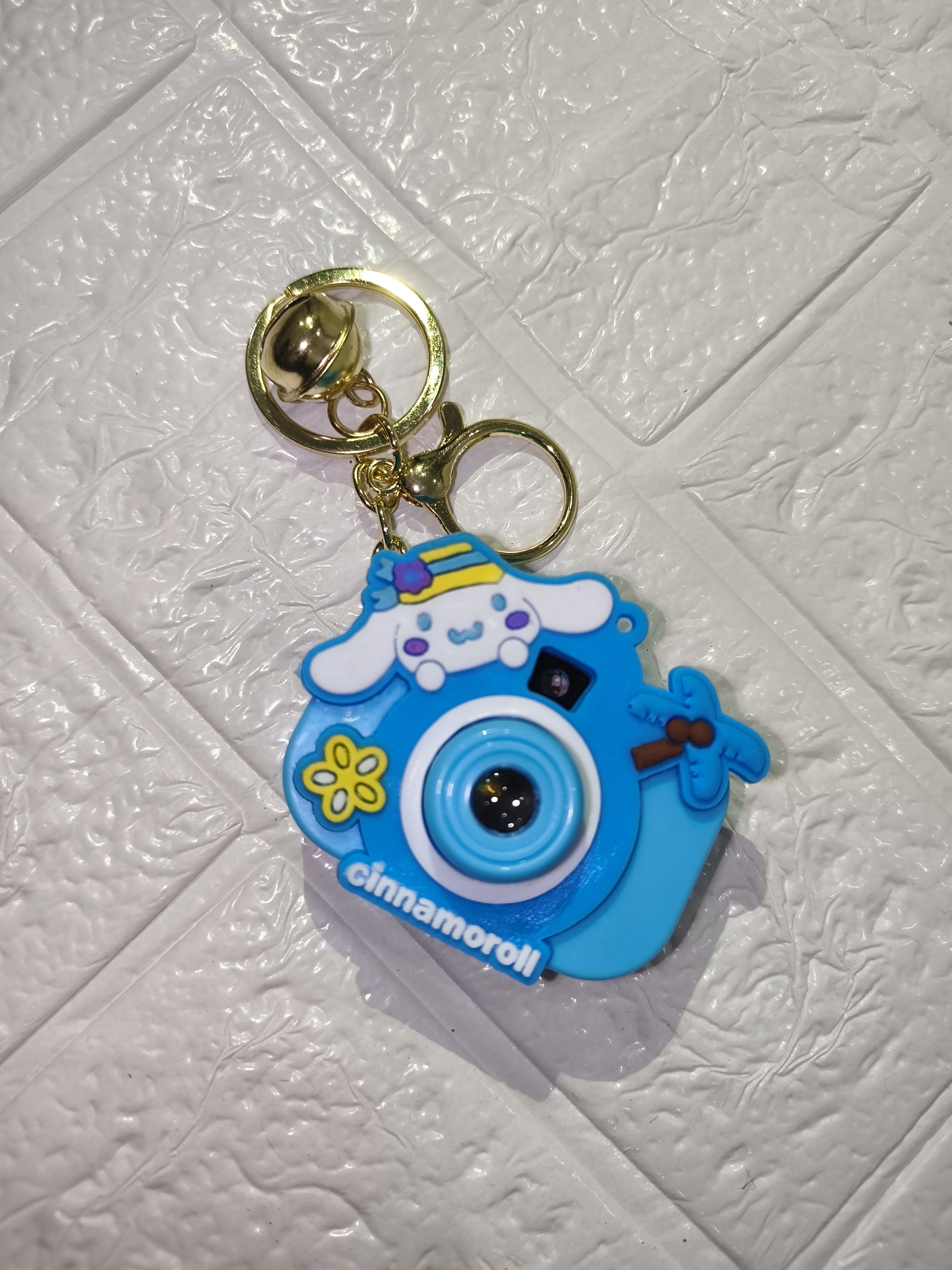 Stitch Camera Keychain ( With photo light )