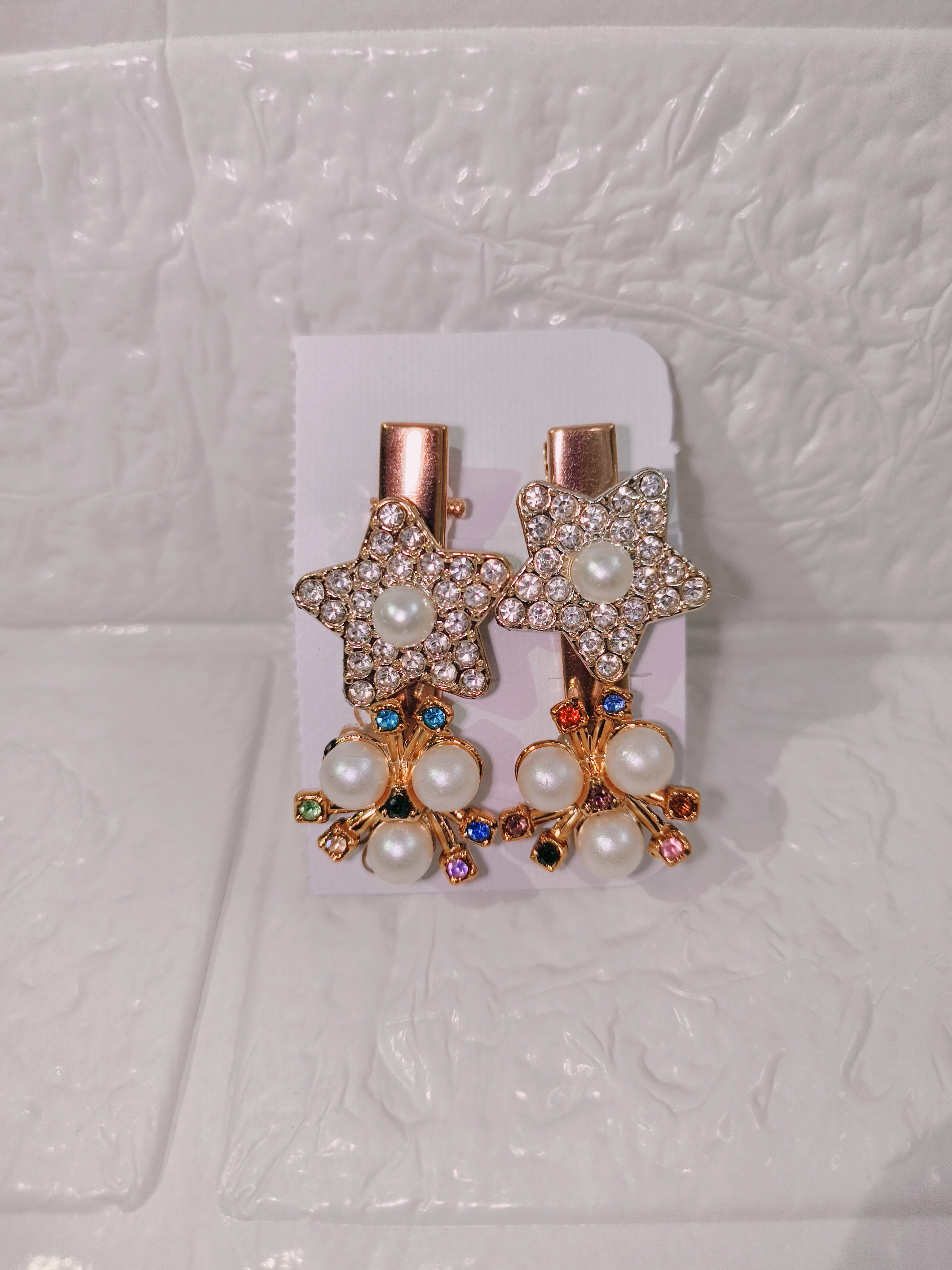 Elegant Pearl Drop Hair Clips