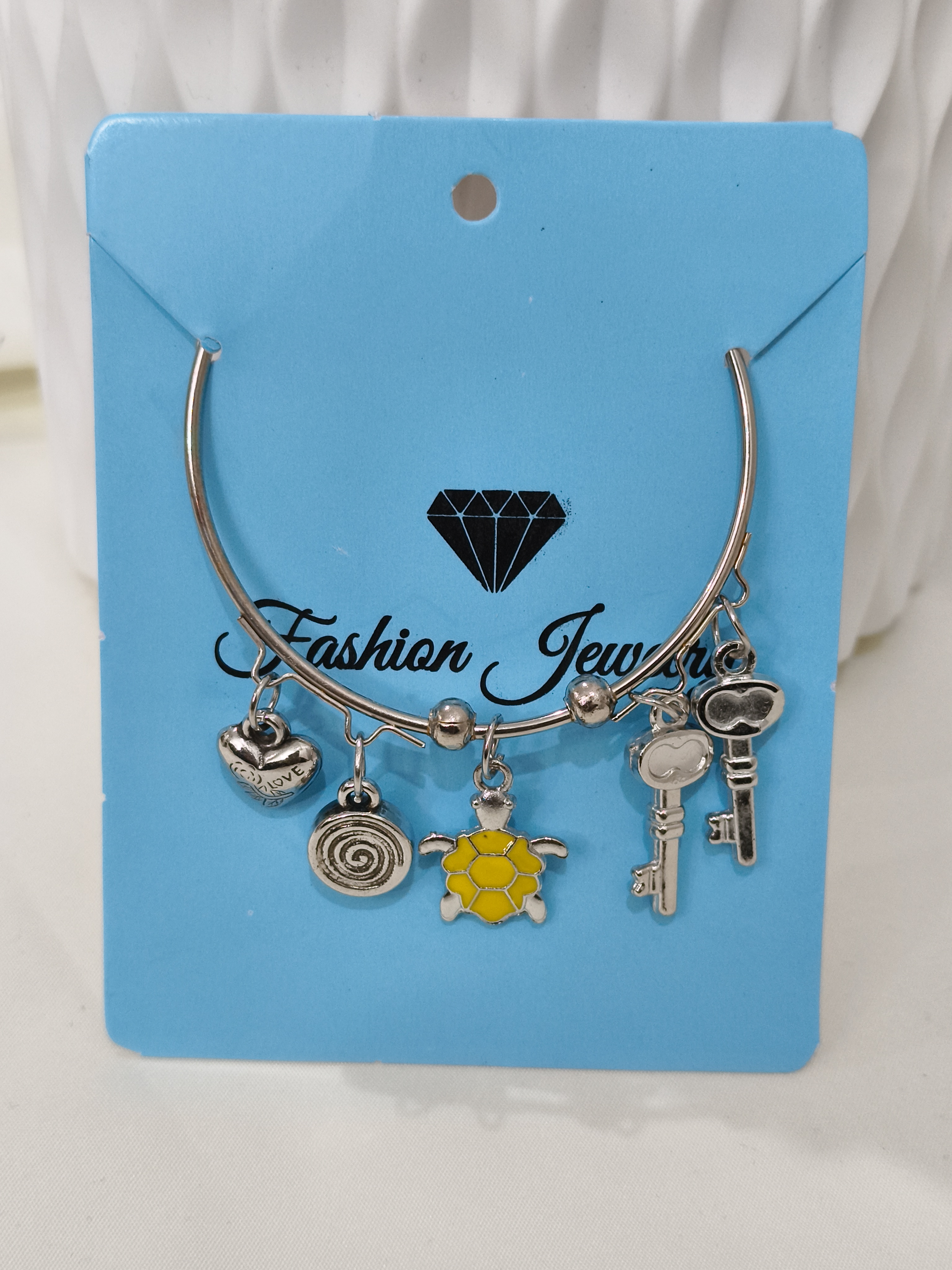 Silver Charm Bracelet