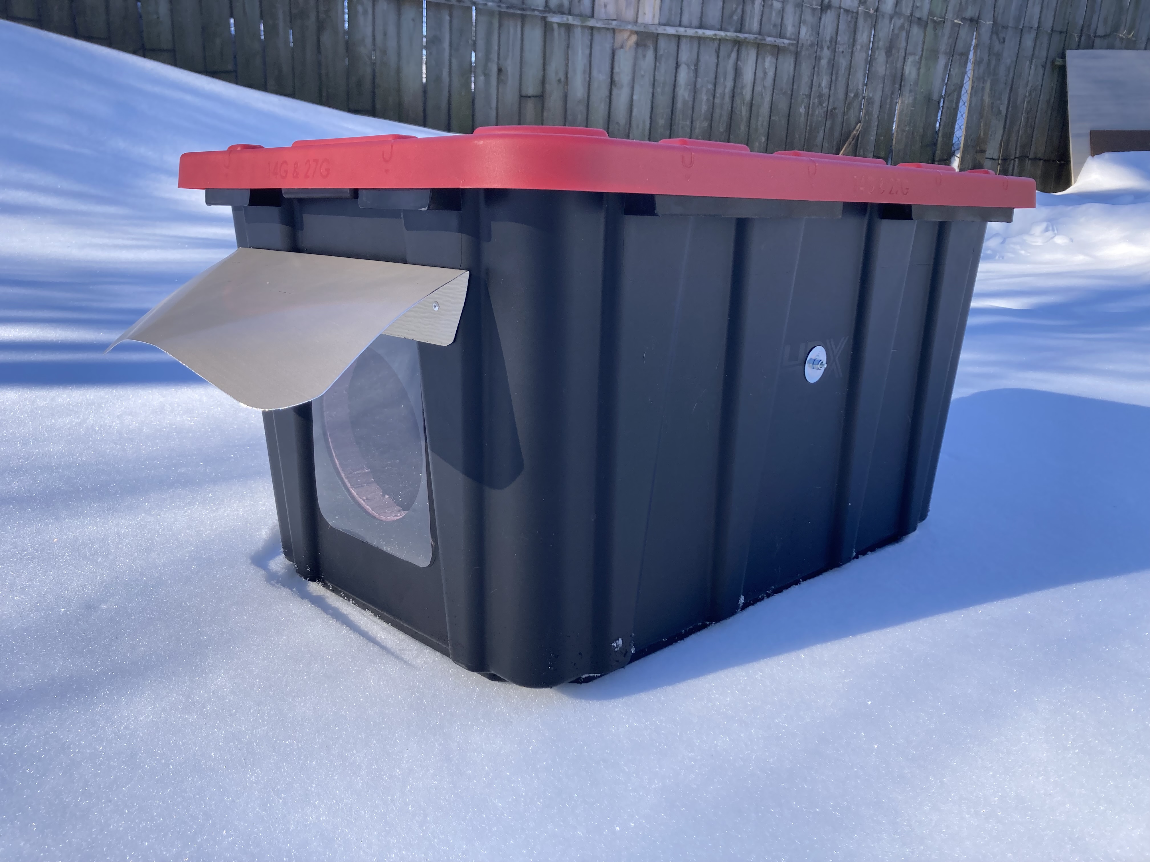 Escape Hatch For Tote Shelters