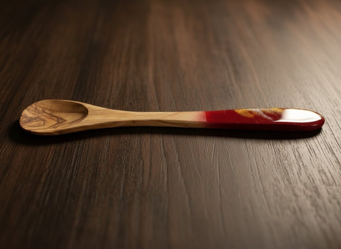 Handcrafted Olive Wood Spoon