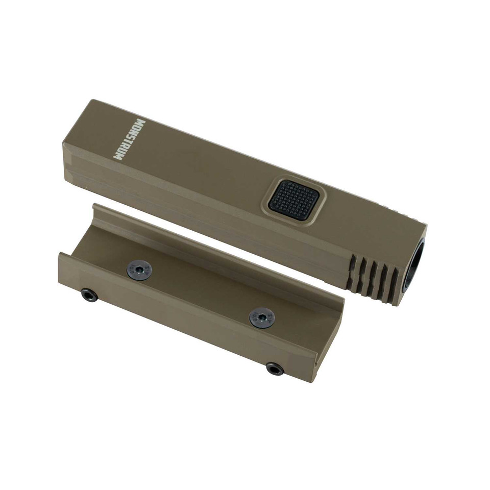 Ember 1000 Lumens Low Profile Weapon Light | Includes Remote Pressure Switch and Cable Clips- Picatinny mounting system