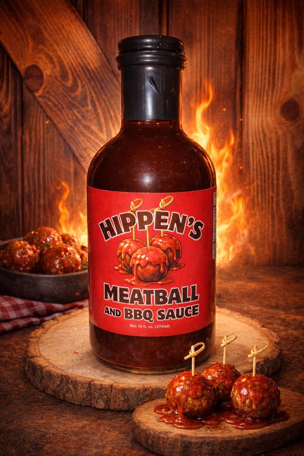 Hippen's Meatball and BBQ Sauce