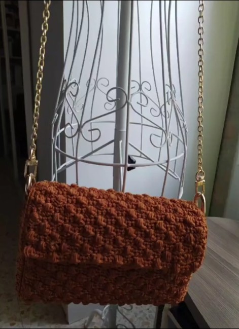 Sac en crochet doux