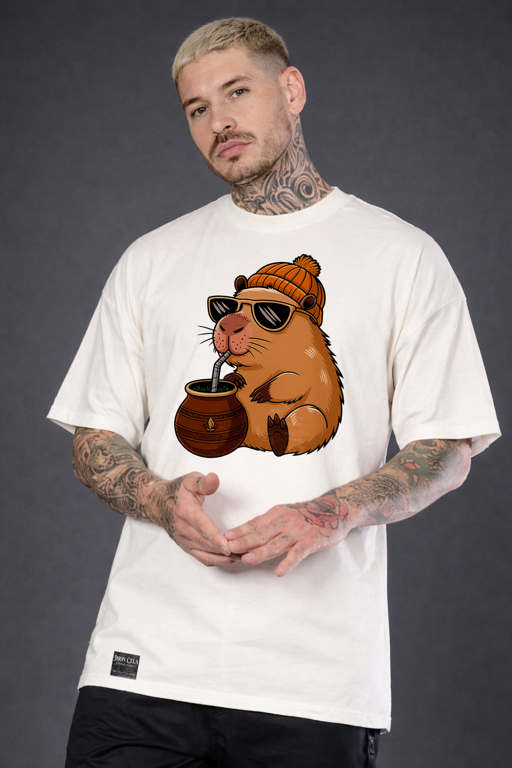 Camiseta Oversized Capivara Streetwear