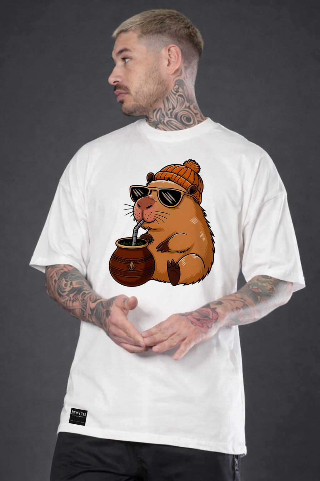 Camiseta Oversized Capivara Streetwear