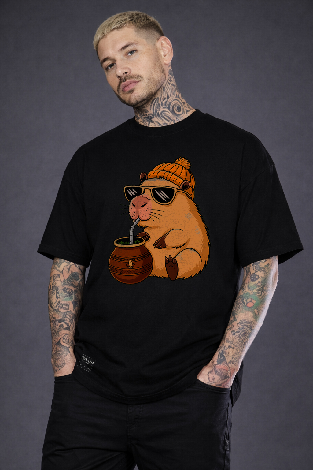 Camiseta Oversized Capivara Streetwear