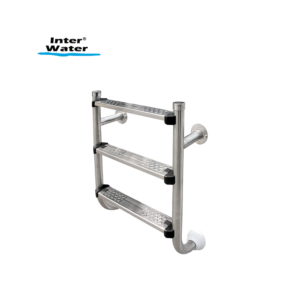Escalera de acero inoxidable para piscina