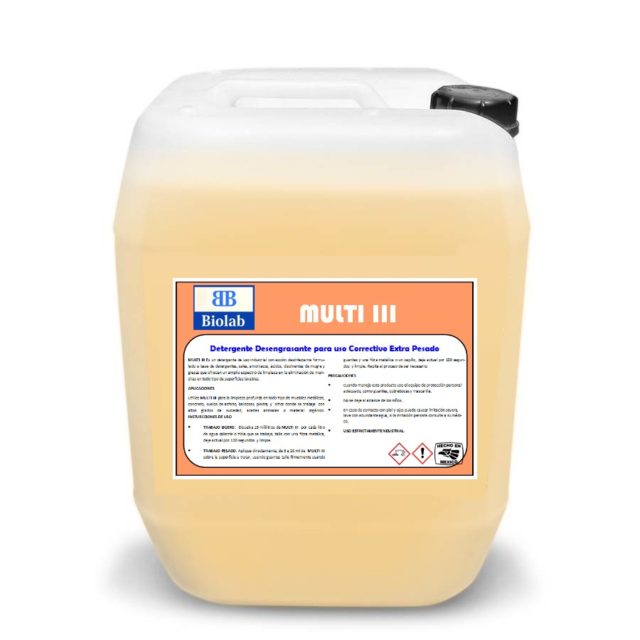 Multi III Detergente Desengrasante