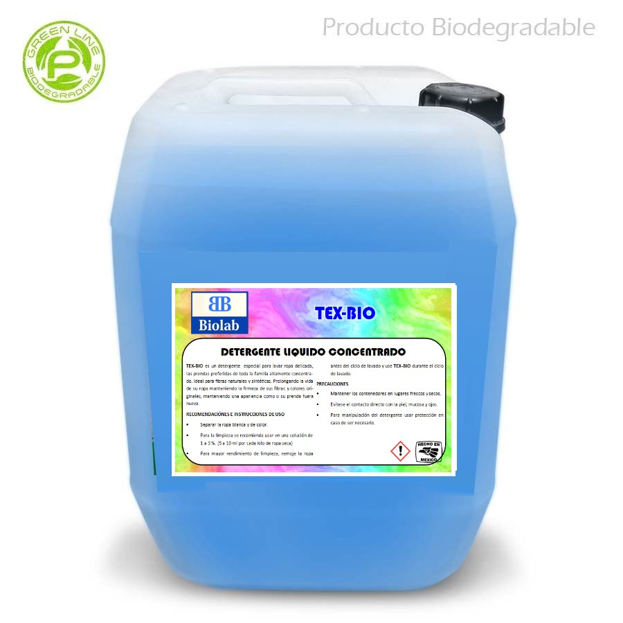 Detergente Líquido Concentrado TEX-BIO