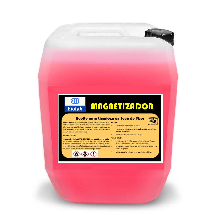 Aceite Magnetizador para Limpieza de Pisos