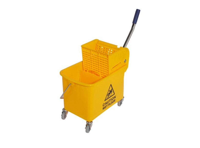 Cubeta con exprimidor