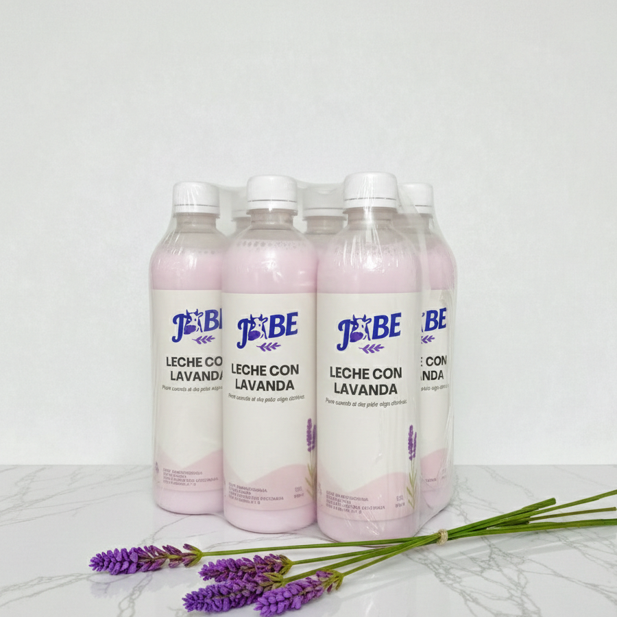 6 Pack Leche con Lavanda