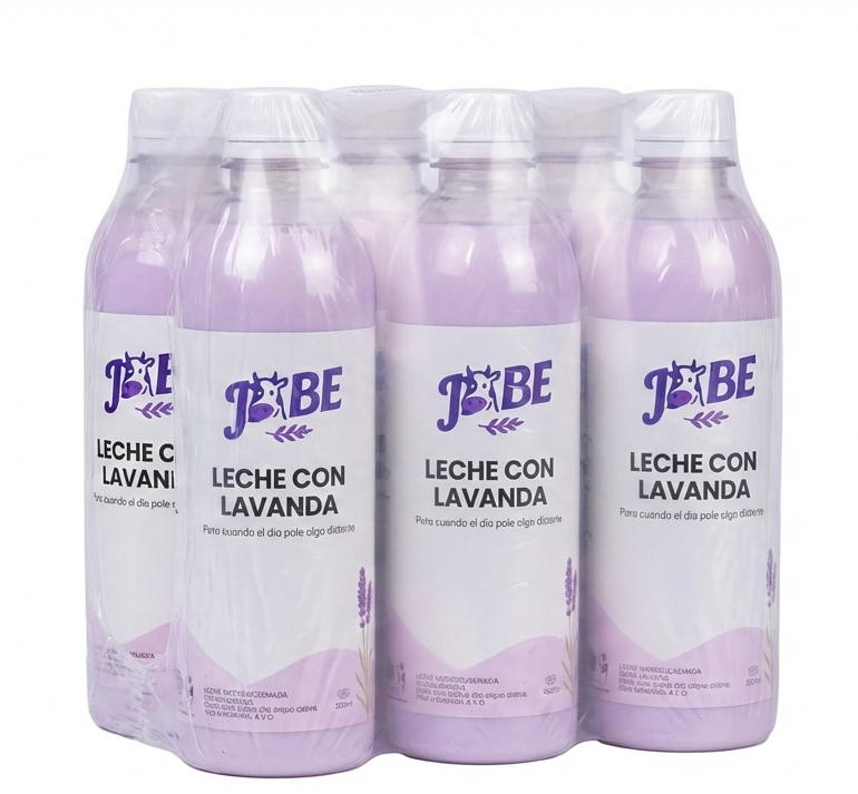 6 Pack Leche con Lavanda