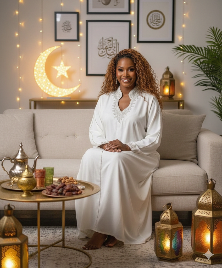 Tunique blanche longue élégante