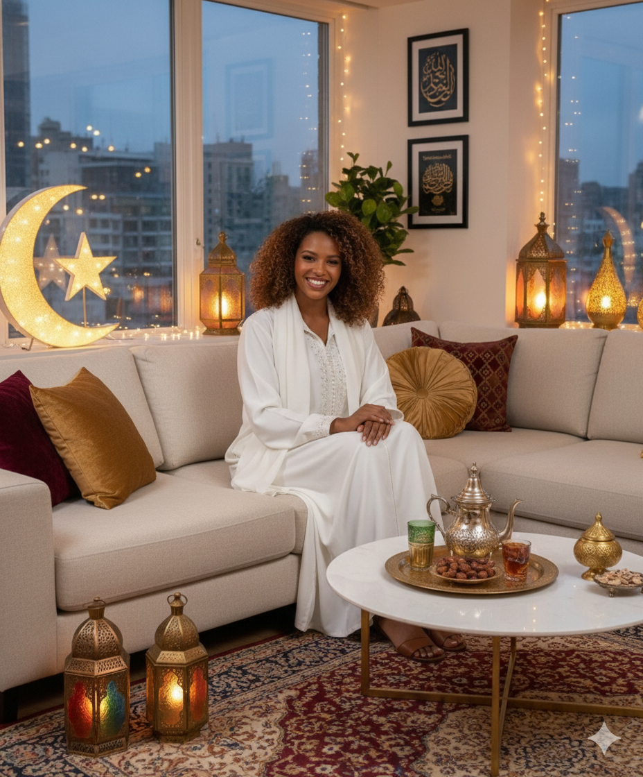 Abaya blanche élégante