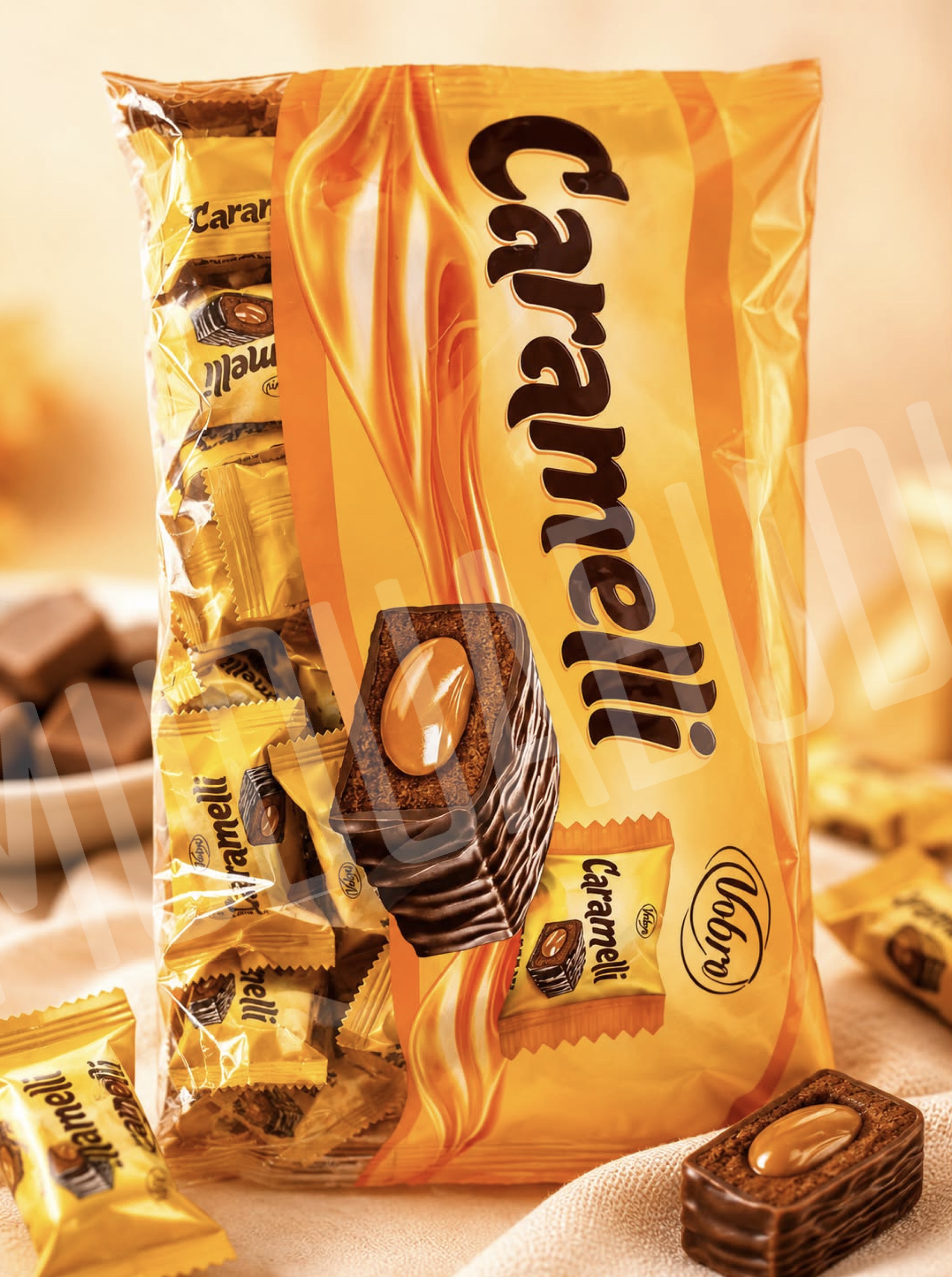 Caramelli šokoladiniai saldainiai