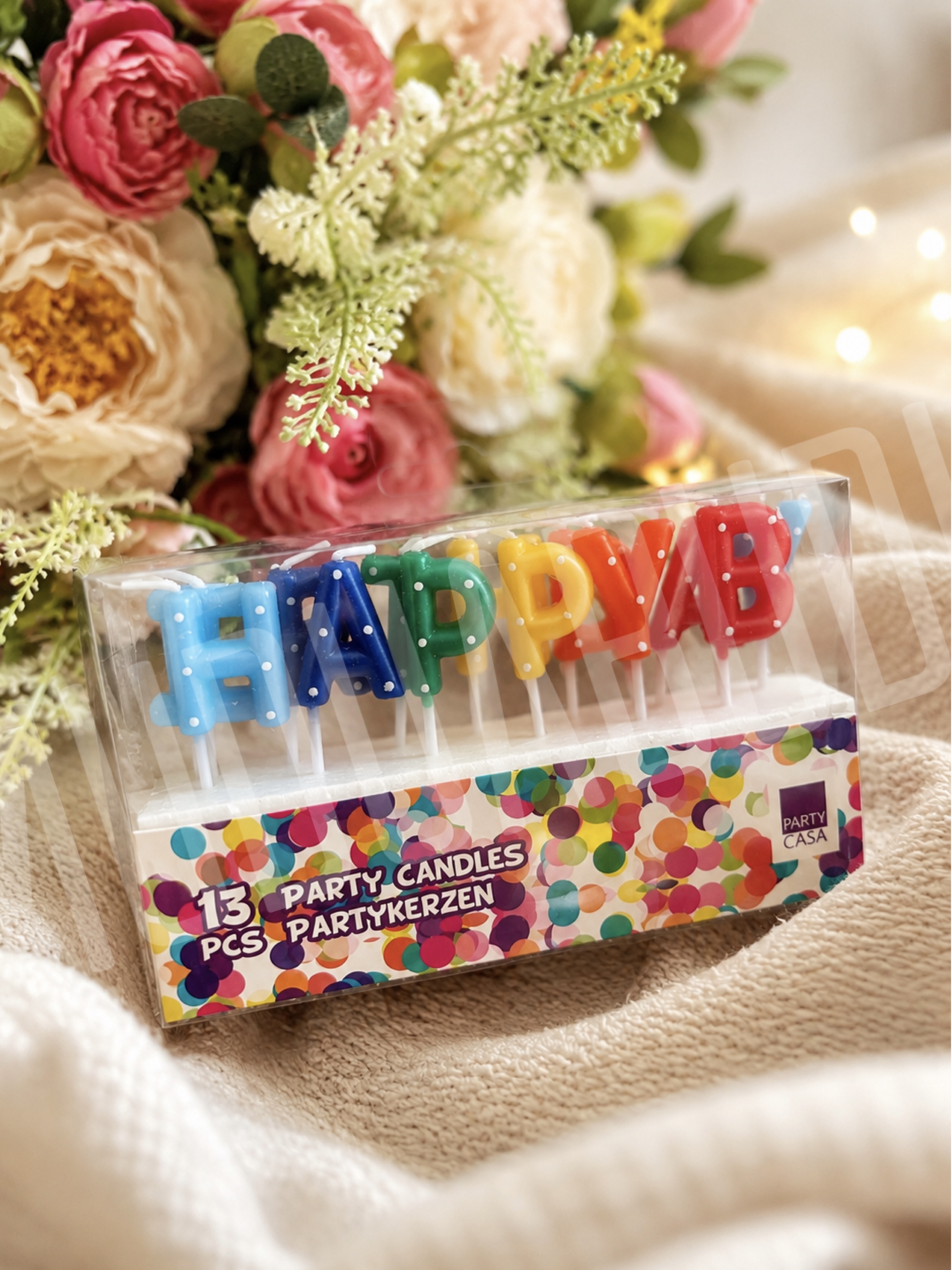 Žvakės "Happy birthday"