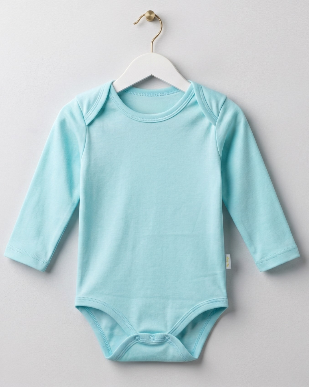 Body bébé manches longues bleu